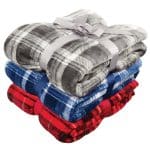 Custom Flannel Plush Plaid Blanket