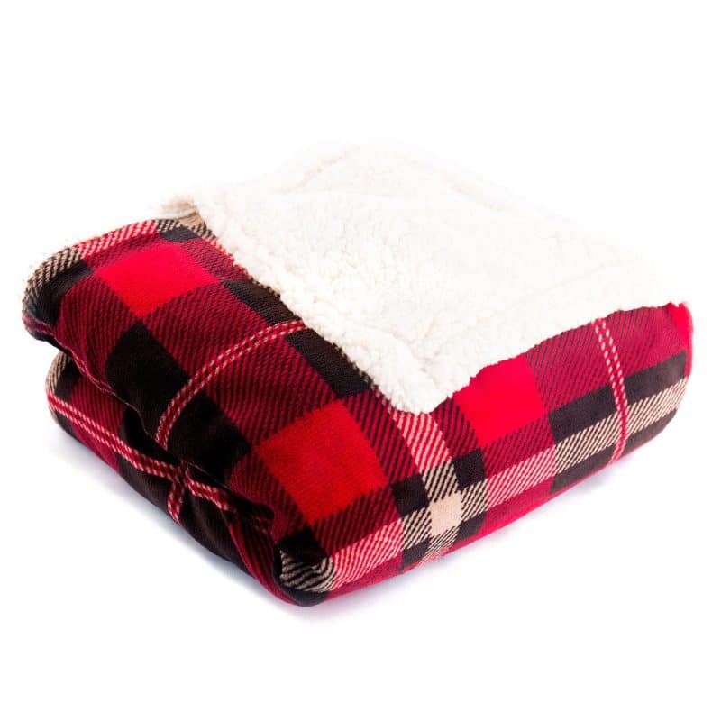 Custom Lambswool Plaid Throw - 3