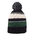 Custom Striped Beanie w/Pom - 1