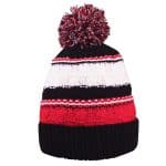 Custom Striped Beanie w/Pom - 2