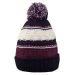 Custom Striped Beanie w/Pom - 4