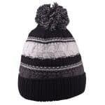 Custom Striped Beanie w/Pom - 5