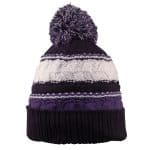 Custom Striped Beanie w/Pom - 6