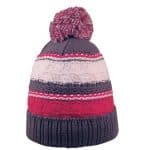 Custom Striped Beanie w/Pom - 8