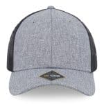 Custom Crest 6-Panel Sustainable Fabric Trucker Cap - 1