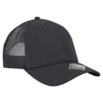 Custom Crest 6-Panel Sustainable Fabric Trucker Cap - 2