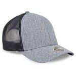 Custom Crest 6-Panel Sustainable Fabric Trucker Cap - 6