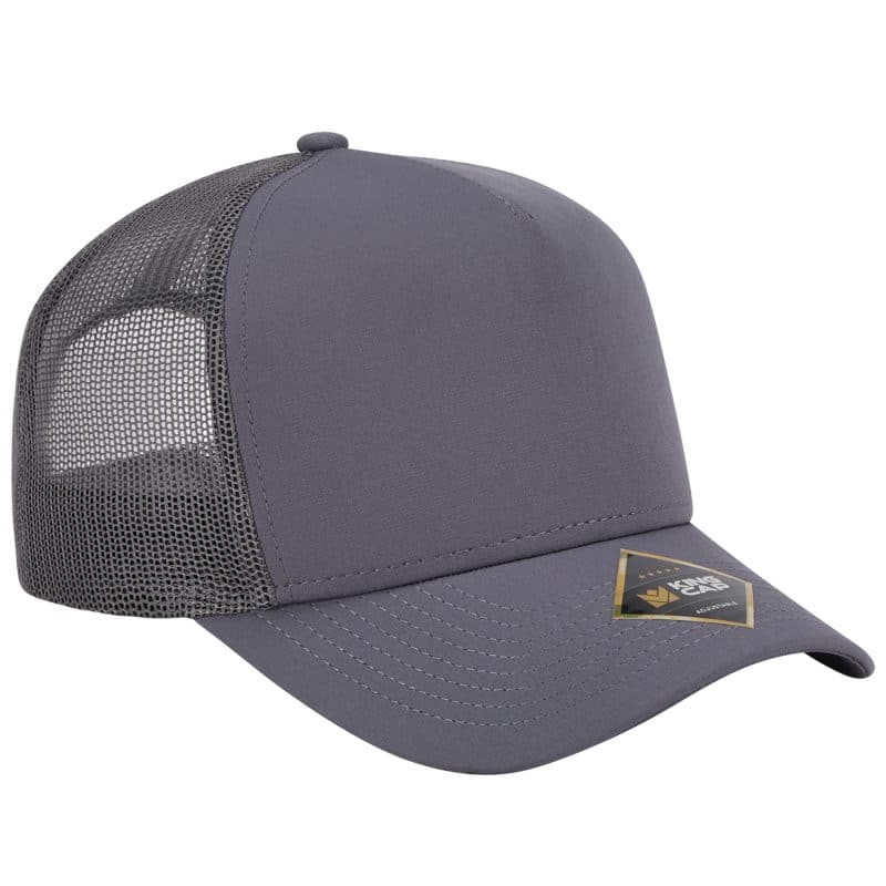 Custom Sustainable Fabric Ace 5-Panel Trucker Mesh Back Cap - 4
