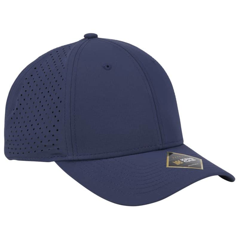 Custom Sustainable Fabric Crest Sport Perforated Cap - 4