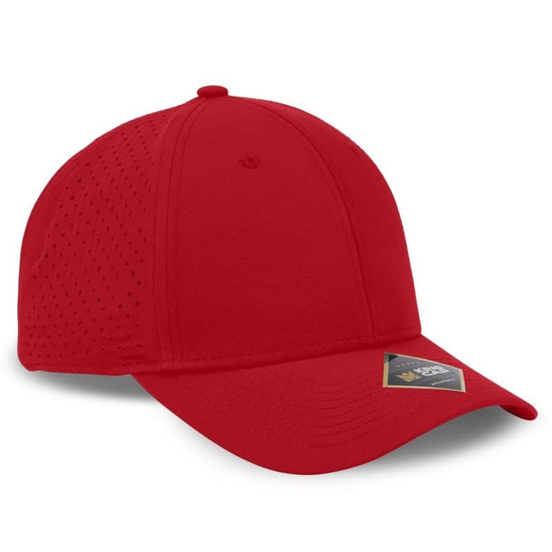 Custom Sustainable Fabric Crest Sport Perforated Cap - 7