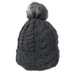 Custom Beanie w/Faux Fur Pom & Plush Lining - 1