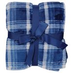 Custom Flannel Plush Plaid Blanket - 1
